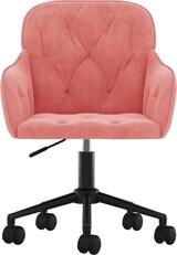 thumbnail of vidaXL Esszimmerstühle 2 Stk. Drehbar Rosa Samt