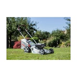 thumbnail of Tosaerba + 2 Batterie 40V + Caricabatterie, Taglio Ø43cm, 6 posizioni - Tosaerba Cordless Mulching 50L Contenitore 600 m² Giardino IKRA