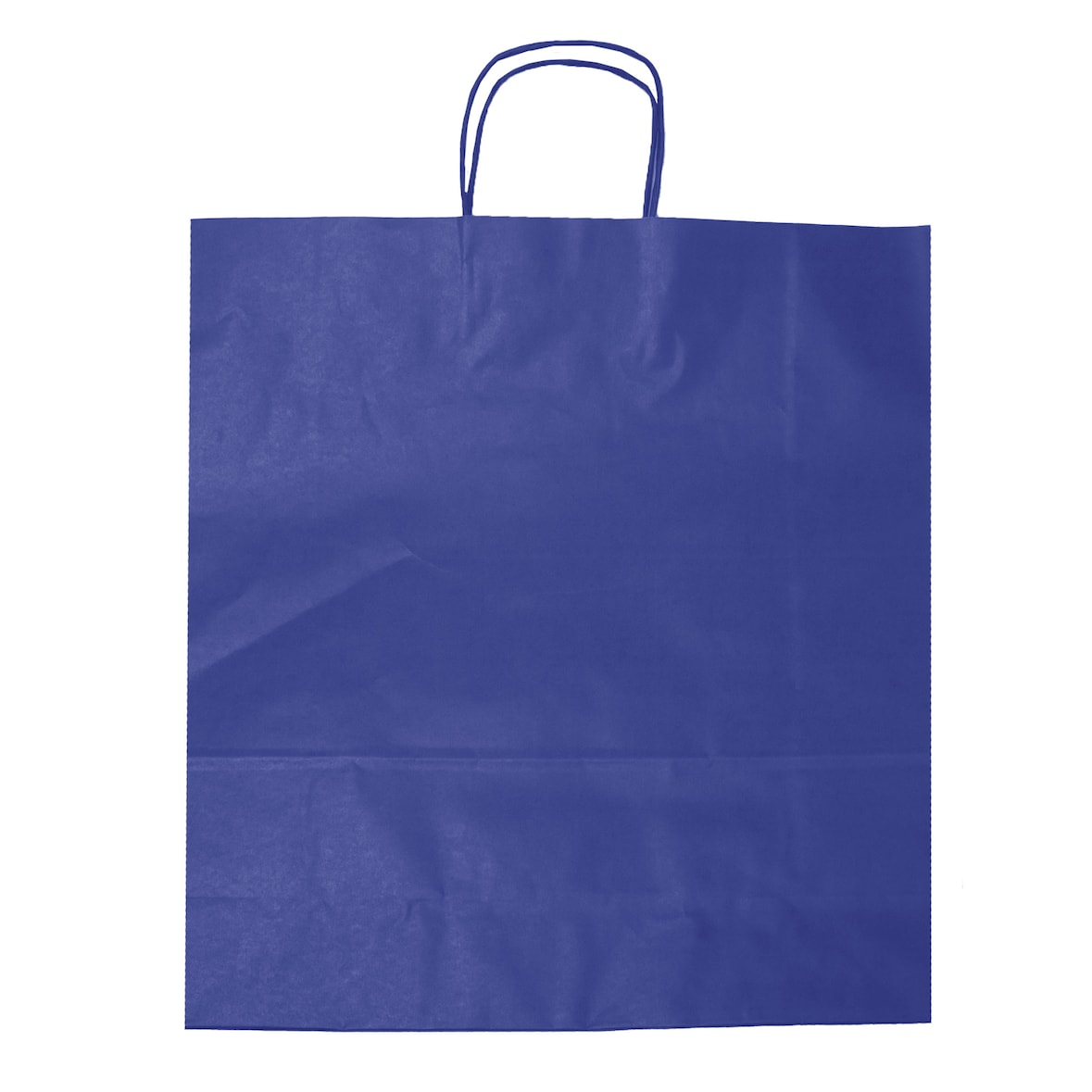 Embapak - 250uds. Bolsa papel asa rizada 42 x 16 x 49 Azul marino
