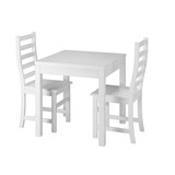 thumbnail of Weißer Stuhl Eris Küchenstuhl Massivholzstuhl Esszimmerstuhl 90.71-21-D W