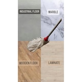 thumbnail of Mop Cotone Professionale 270g Attacco a Vite - Confezione 6 Pezzi - Lavabile 30 Volte Made in Italy