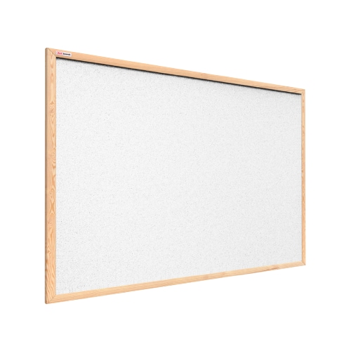 Allboards Weiß Pinnwand mit Holz Rahmen 90x60cm Korktafel Korkwand Pinnwand Kork Oberfläche