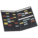 thumbnail of NOBO Volet intérieur MINI-PLANNER NOBO 4 bandes de 17 fiches indice 1,6