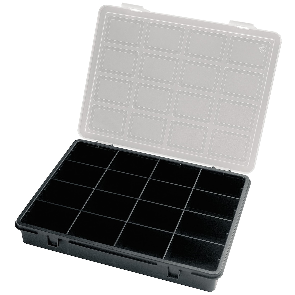 ArtPlast - Organizador de polipropileno 24,2x18,8x3,7 cm com 16 compartimentos - Coleção VALENTINO