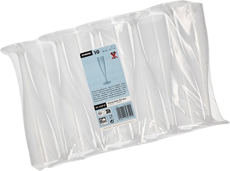 10 copas de champán reutilizables PP 0,1 l Ø 4,8 cm - 20,1 cm de una ...