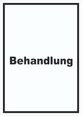 thumbnail of Behandlung Schild mit Text Behandlungsraum hochkant A0 (841x1189mm)