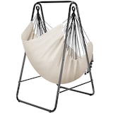 thumbnail of tectake Fauteuil suspendu ALISON style boho avec une capacité de charge de 160kg - beige - 405393