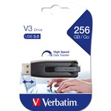 thumbnail of Verbatim USB 3.0 Stick Store ´n´ Go V3 256 GB schwarz