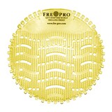 thumbnail of Fre Pro Urinalsieb Urinaleinsatz (2 Stück) Duft und Kalender Citrus gelb Pissoireinsatz Ø 18 cm