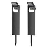 thumbnail of Lumisky 2 Potelets solaires orientables BRITY H49cm 200LM Plastique Noir