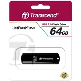 thumbnail of Transcend JetFlash? 350 USB-Stick 64 GB Schwarz TS64GJF350 USB 2.0
