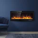 thumbnail of Lareira elétrica embutida na parede CHICAGO L101.6 x D14 x H54.6