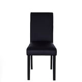 thumbnail of METRO PROFESSIONAL Chaise de restaurant rembourrée Valmy II, lot de 2, bois/simili cuir, noir