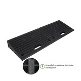 thumbnail of TRUTZHOLM Bordsteinrampe 2er Set 50x32x10cm Tragkraft 2t Gummi Rampe Auffahrrampe Rollstuhlrampe