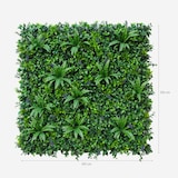 thumbnail of Siepe artificiale realistica pannello 3D giardino 100x100cm Farnuk-BLF100V