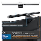 thumbnail of CSL LED Monitorlampe, Bildschirmlampe mit Dimmfunktion, Schreibtischlampe, 4,5W, Screenbar, 3 Lichtfarben, Monitorlicht, blendfrei, Monitor Lampe