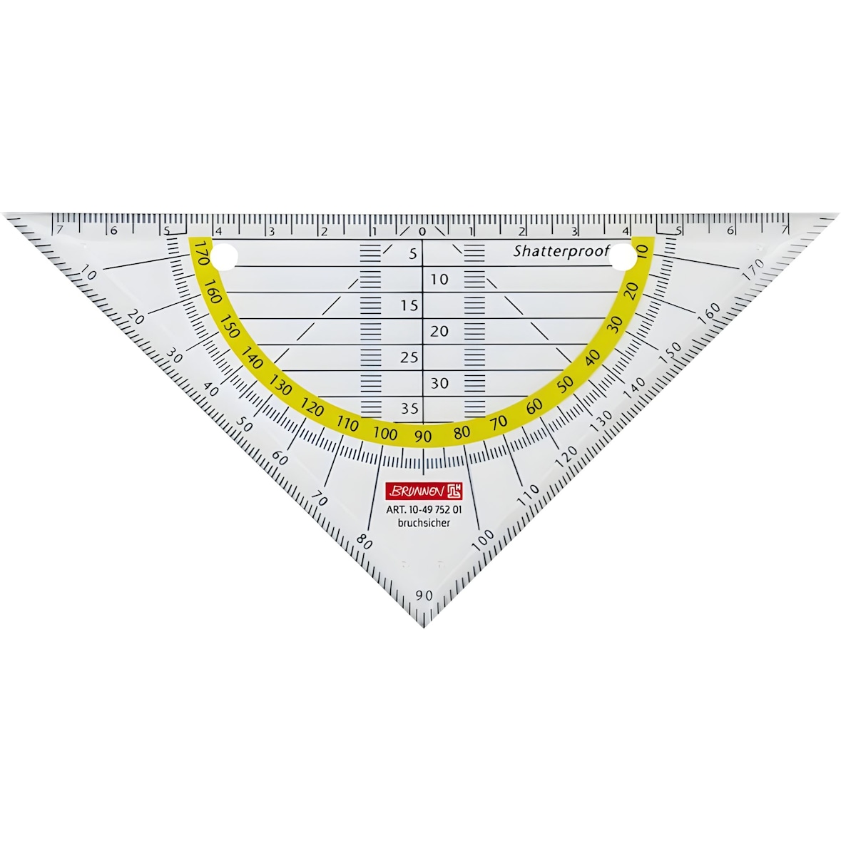 BRUNNEN Geometrie-Dreieck 16cm bruchsicher 104975201