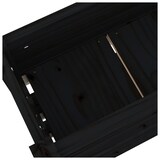 thumbnail of Helloshop26 - Hochbeet für Pflanzen und Blumen Terrasse Garten 112 x 25 x 104,5 cm massives schwarzes Kiefernholz 02_0037397