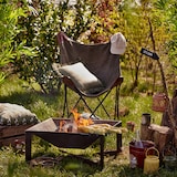 thumbnail of Feuerschale Rostoptik Metall Feuerstelle Feuerkorb Garten Terrasse 31cm Außen