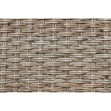 thumbnail of Tavolo rettangolare 150x90 cm da esterno giardino con struttura in acciaio rivestito in wicker e piano in vetro opaco 5 mm Portorico -  White