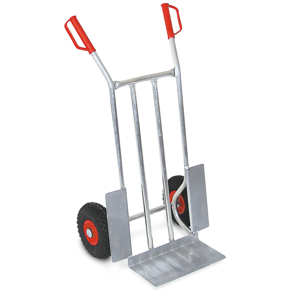 Alu-Sackkarre, mit pannensicheren Reifen, BxTxH 570 x 520 x 1040 mm, Tragkraft 200 kg