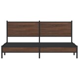 thumbnail of vidaXL Bedframe zonder matras metaal bruin eikenkleurig 160x200 cm