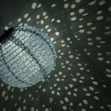 thumbnail of LED Solar Lampions mit Blumenmuster blau Party Balkon Terrasse 2St