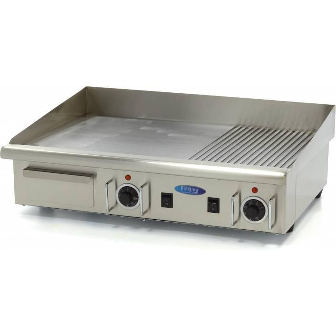 Plancha - Half Slotted - 73cm - incl. bandeja recogegotas - 400V