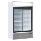 thumbnail of Cool Head vetrina bibite refrigerata verticale in acciaio, 1200x742x2000mm, porta scorrevole, bianca