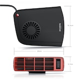 thumbnail of Brandson Heizlüfter 1400W, Innenraumheizung, mobile Auto Heizung, PKW, Überhitzungsschutz, Entfroster Standheizung, Schwarz/Rot
