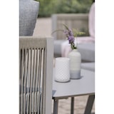 thumbnail of Conjunto de muebles de jardín esquinero de 7 plazas de aluminio y cuerda gris - MANOSQUE