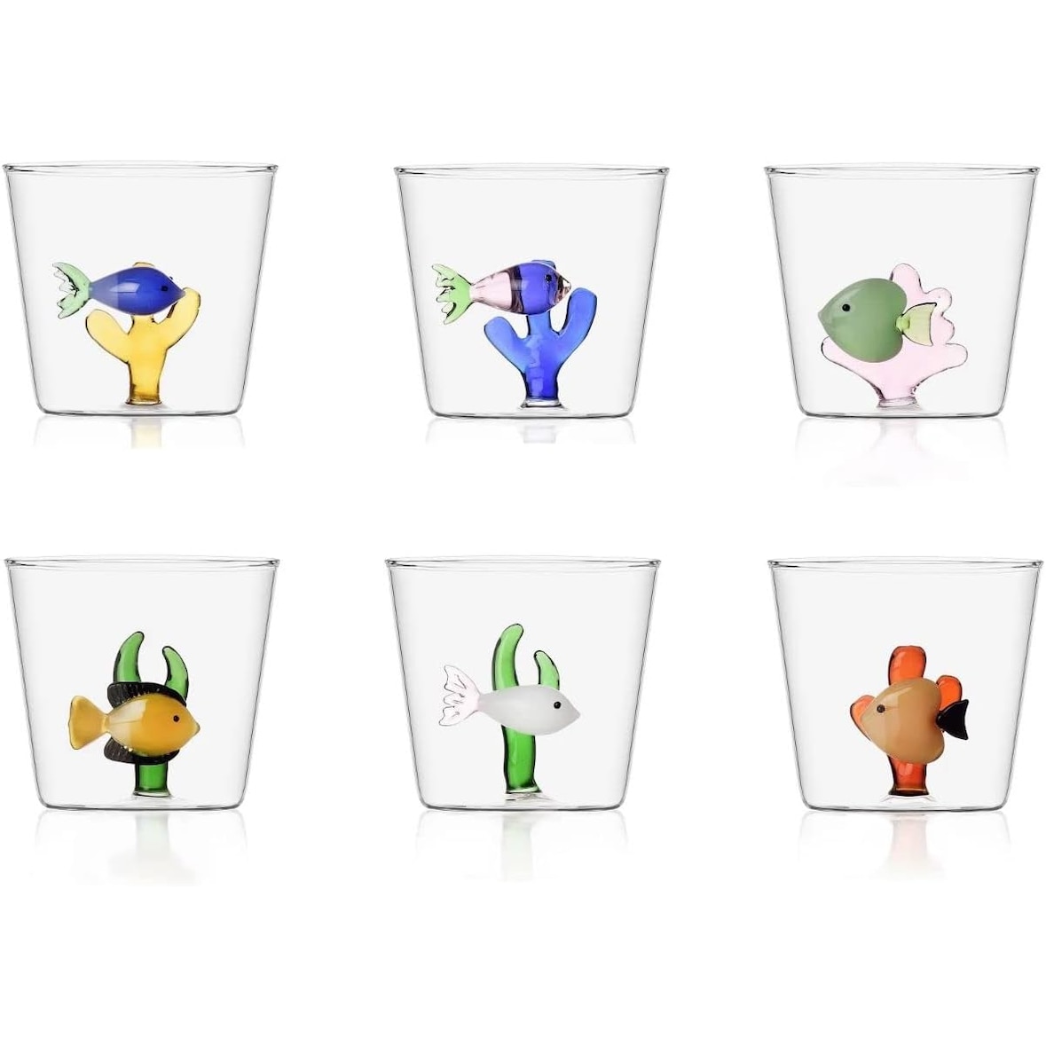 Ichendorf – 6er-Set Trinkgläser: MARINE GARDEN – Design von Alessandra Baldereschi