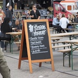 thumbnail of Securit® Stoepbord "Nature" - Vintage Grijs - Hout met natuurlijke rustieke afwerking - 70x135cm