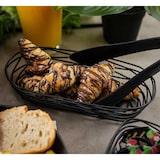 thumbnail of TABLECRAFT - BK11709/6 - Pack de 6 Uds - Cesta Oblonga - 22.5 x 10.2 x 5.1 cm - Negro