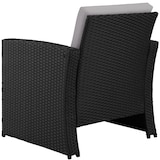 thumbnail of tectake Conjunto de rattan JESOLO  preto/cinzento - 405015