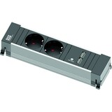 thumbnail of BACHMANN POWER FRAME Small 2x Schutzkontakt 1x USBCharger