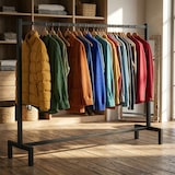 thumbnail of Cabideiro Melva preto/150x38x120