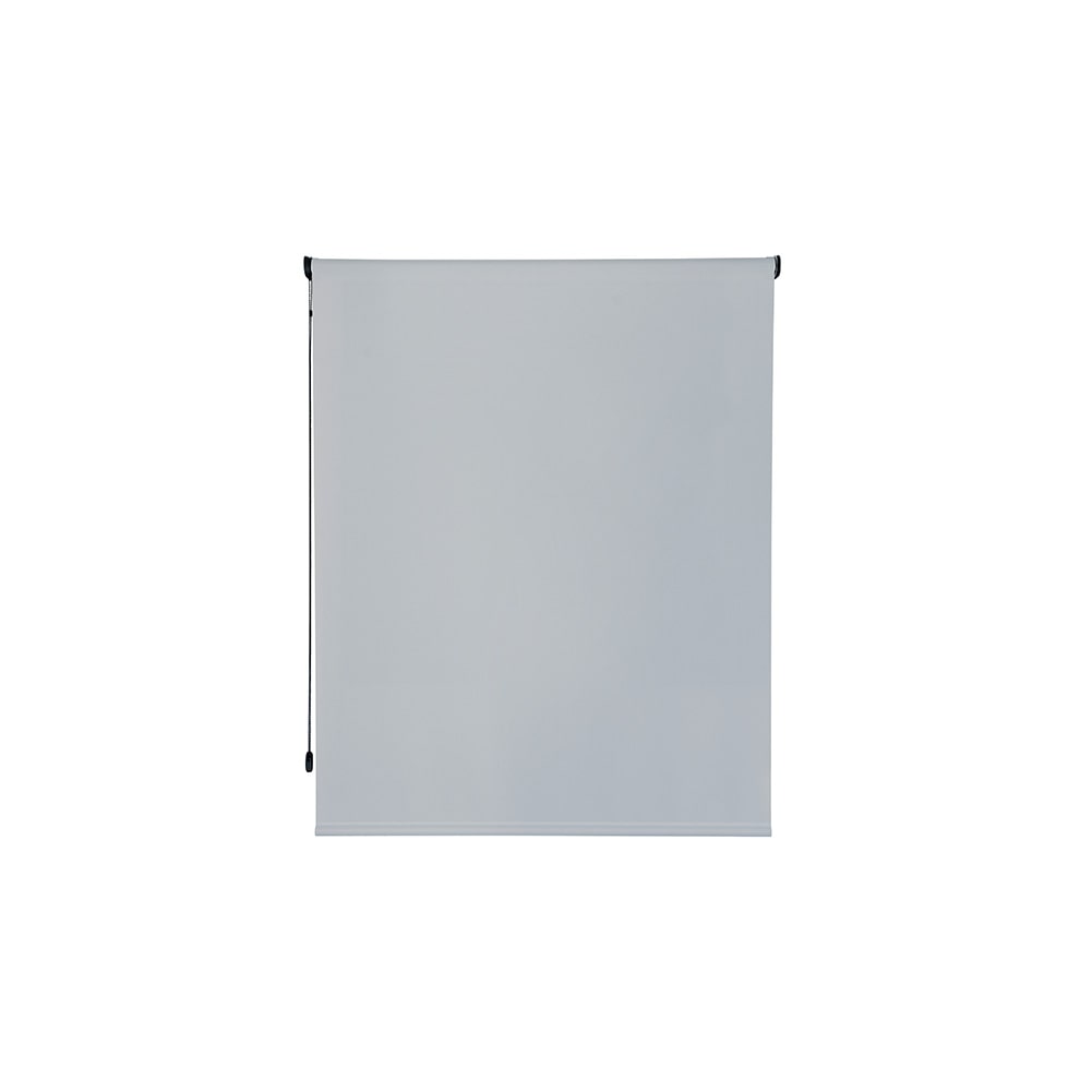 Estore Rocada 160cm comprimento x 140cm altura - cortina pérola com mecânica preta