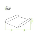 thumbnail of MONOUSO - Pappschale pink für Waffeln 15x13x2cm (2.000 Stück)