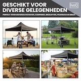 thumbnail of IvoQ Premium Partytent 3x3 m – Extra Stevig Model – Easy Up & Waterdicht – Incl. Zandzakken – Zwart
