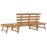 thumbnail of vidaXL Gartenbank 2-in-1 190 cm Massivholz Akazie