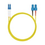 thumbnail of Helos LWL Patchkabel LC/SC Duplex 9/125µm OS2 gelb 0,5m