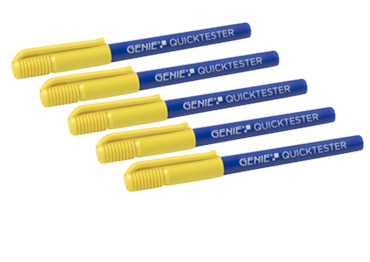 Geldscheinprüfstift GENIE Quicktester 5er Pack