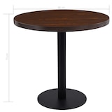 thumbnail of vidaXL Bistrotisch Dunkelbraun 80 cm MDF