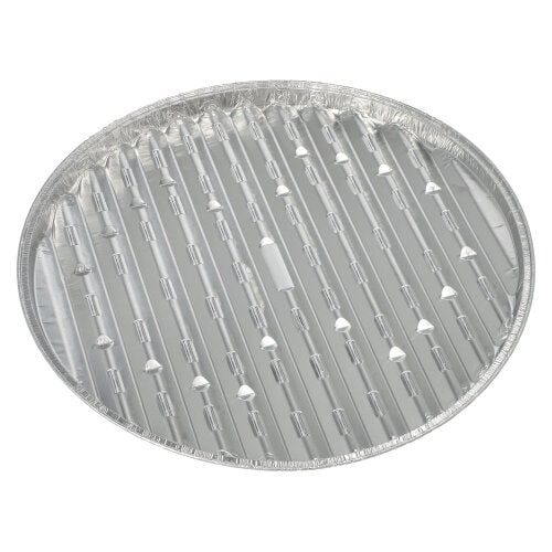 5 grillplaten, aluminium rond Ø 34 cm - 2 cm