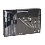 thumbnail of WellHome - 24-delige zwart gecoate roestvrijstalen bestekset