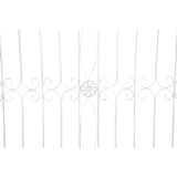 thumbnail of Conjunto de 4 cercas de jardim acelga branco antigo.