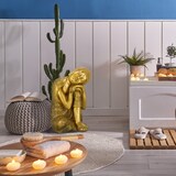 thumbnail of Relaxdays Buddha Figur Garten, wetterfest & frostsicher, XL Gartenbuddha ruhend, Gartenfigur, HBT: 61 x 40 x 37 cm, gold