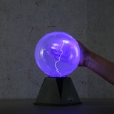 thumbnail of Plasmakugel Plasmaball Retro Lichteffekt mit Blitzshow Automatik blau