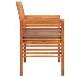 thumbnail of Helloshop26 - Banc de jardin meuble de patio d'extérieur terrasse 2 places avec coussin 120 x 60 x 90 cm bois d'acacia massif 02_0011286